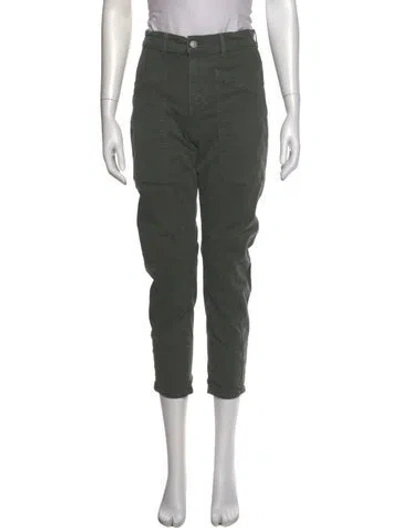 Pre-owned Veronica Beard Skinny Leg Pants In Green