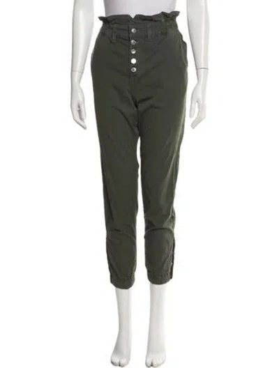 Pre-owned Veronica Beard Skinny Leg Pants In Green