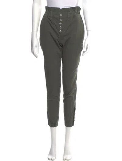 Pre-owned Veronica Beard Skinny Leg Pants In Green