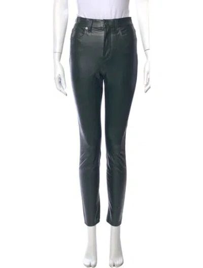 Pre-owned Veronica Beard Skinny Leg Pants In Green
