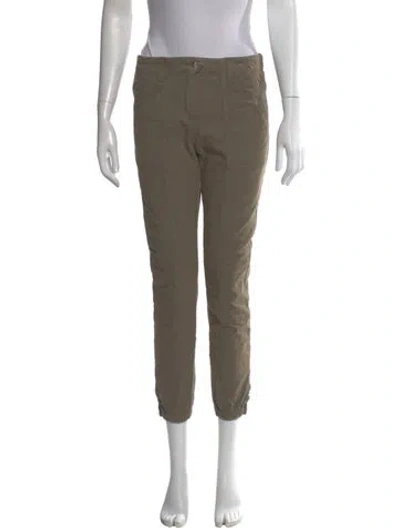 Pre-owned Veronica Beard Skinny Leg Pants In Green