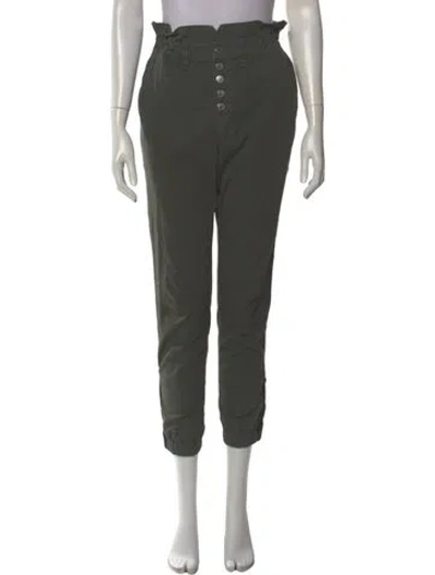 Pre-owned Veronica Beard Skinny Leg Pants In Green
