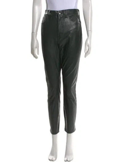 Pre-owned Veronica Beard Skinny Leg Pants In Green