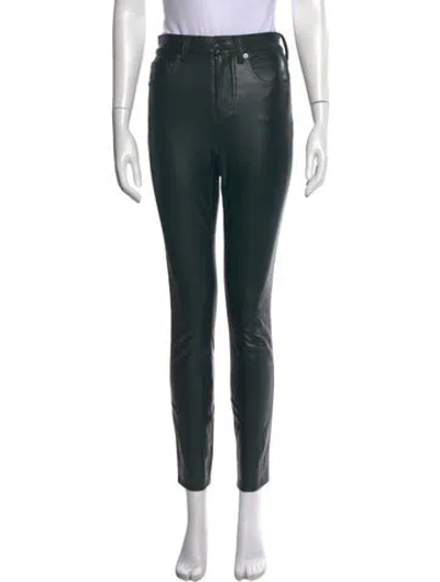 Pre-owned Veronica Beard Skinny Leg Pants In Green