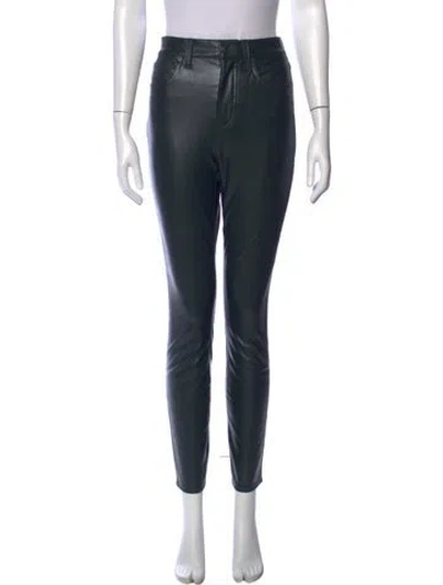 Pre-owned Veronica Beard Skinny Leg Pants In Green