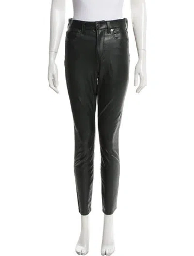 Pre-owned Veronica Beard Skinny Leg Pants In Green