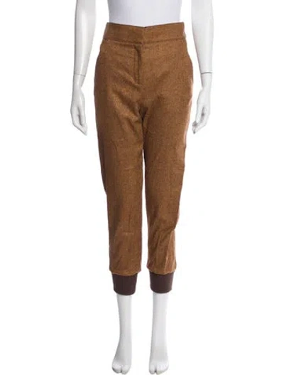 Pre-owned Veronica Beard Skinny Leg Pants In Orange