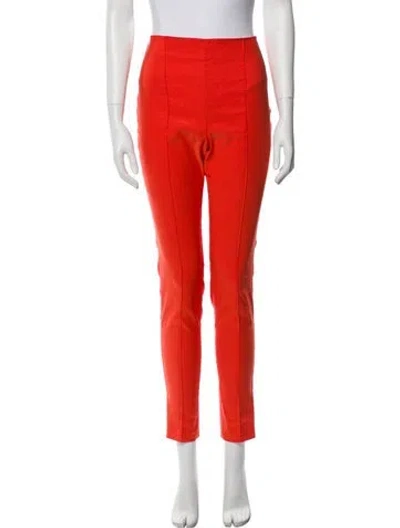 Pre-owned Veronica Beard Skinny Leg Pants In Orange