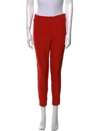Pre-owned Veronica Beard Skinny Leg Pants In Orange