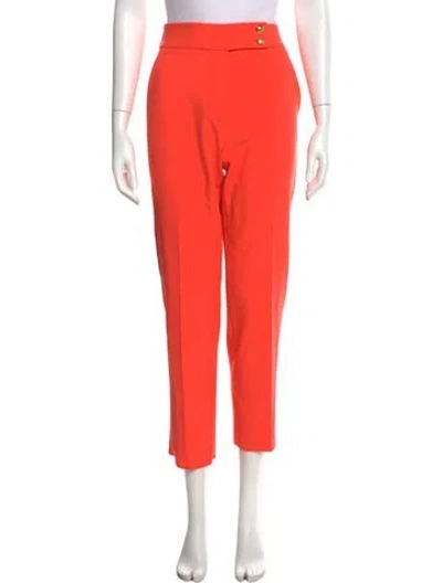 Pre-owned Veronica Beard Skinny Leg Pants In Orange