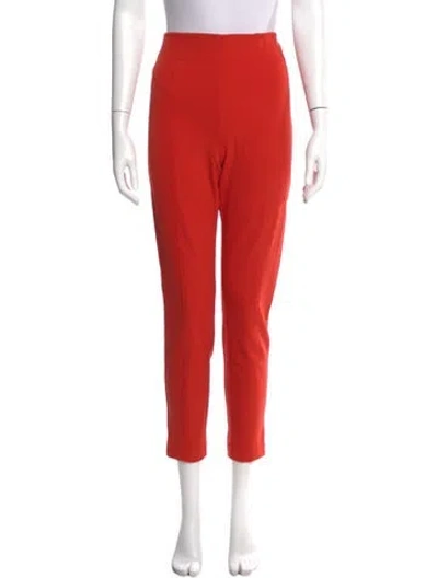 Pre-owned Veronica Beard Skinny Leg Pants In Red