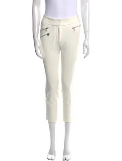 Pre-owned Veronica Beard Skinny Leg Pants In White