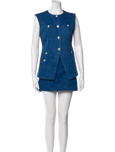 Pre-owned Veronica Beard Skirt Set In Blue