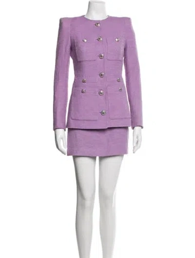 Pre-owned Veronica Beard Skirt Set In Purple