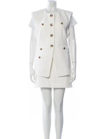 Pre-owned Veronica Beard Skirt Set In White
