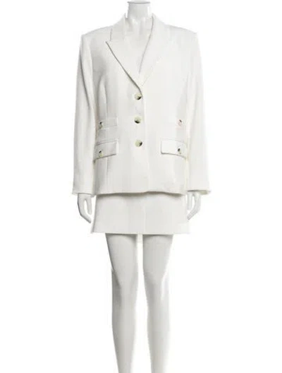 Pre-owned Veronica Beard Skirt Set In White