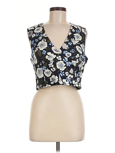 Veronica Beard Sleeveless Blouse In Blue
