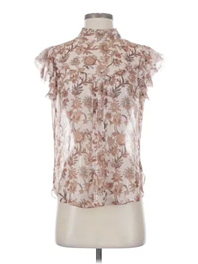 Pre-owned Veronica Beard Sleeveless Blouse In Brown