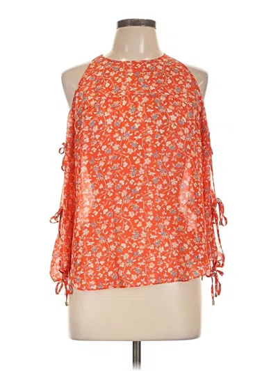 Pre-owned Veronica Beard Sleeveless Blouse In Orange