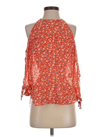 Pre-owned Veronica Beard Sleeveless Blouse In Orange