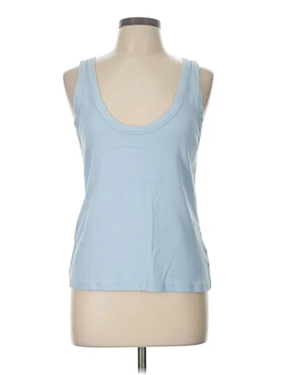 Pre-owned Veronica Beard Sleeveless Top Blue Scoop Neck Tops