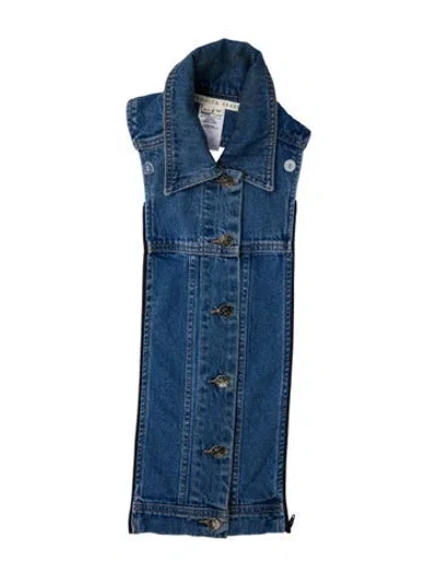 Pre-owned Veronica Beard Sleeveless Tunic In Blue