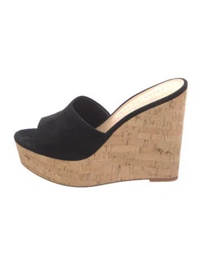 Pre-owned Veronica Beard Slides In Black