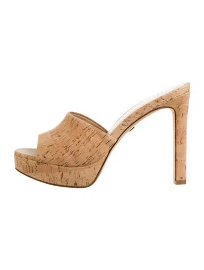 Pre-owned Veronica Beard Slides In Neutral