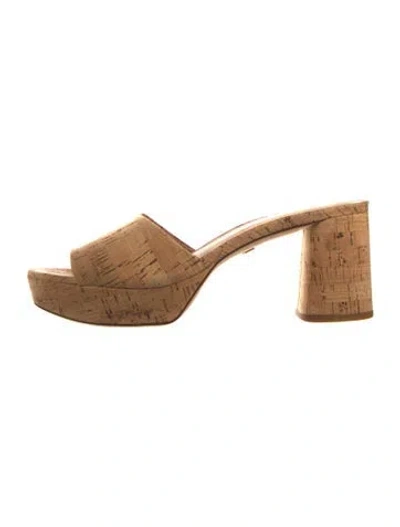 Pre-owned Veronica Beard Slides In Neutral
