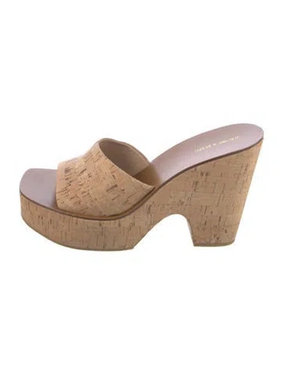 Pre-owned Veronica Beard Slides In Neutral