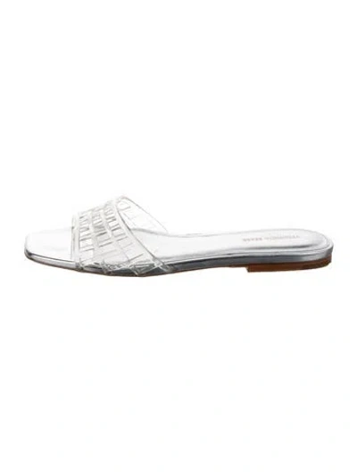 Pre-owned Veronica Beard Slides In Transparent