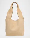Veronica Beard Sling Suede Shoulder Bag In Brown