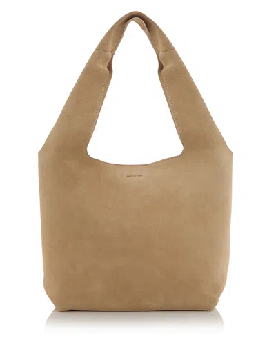 Veronica Beard Sling Suede Shoulder Bag In Blue
