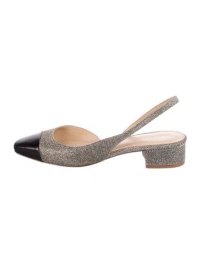 Pre-owned Veronica Beard Slingback Pumps In Multi