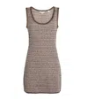 Veronica Beard Basette Sleeveless Tweed Dress In Gray