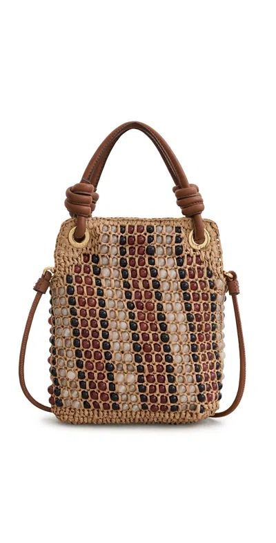 Veronica Beard Small Beaded Slouch Bag Hazelwood Multi