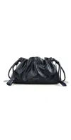 Veronica Beard Small Crinkle Stash Bag Navy In Blue