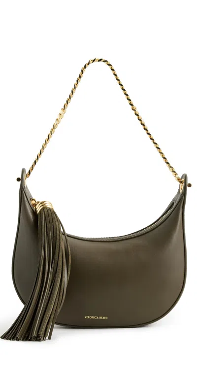 Veronica Beard Small Fortune Hobo Bag Cypress In Green