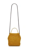 Veronica Beard Small Slouch Small Raffia Shoulder Bag In Brown