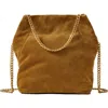 Veronica Beard Small Slouch Metallic Convertible Leather Shoulder Bag In Brown