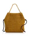Veronica Beard Small Slouch Small Raffia Shoulder Bag In Brown