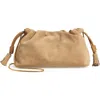 Veronica Beard Small Stash Suede Drawstring Clutch