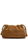 Veronica Beard Small Suede Shoulder Bag In Brown