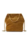 Veronica Beard Small Suede Slouch Shoulder Bag In Brown