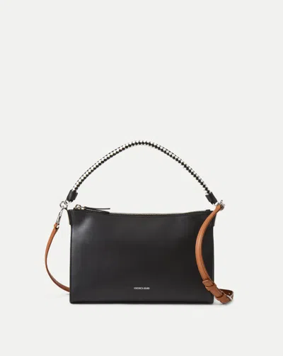 Veronica Beard Small Vida Shoulder Bag In Black