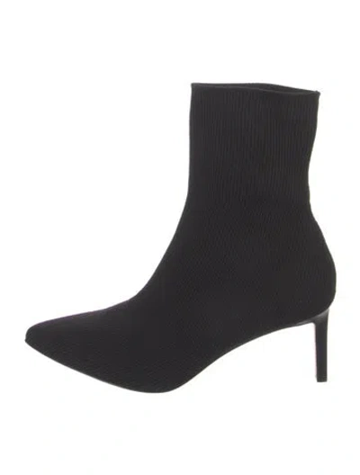 Pre-owned Veronica Beard Sock Boots In Black