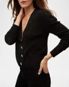 Veronica Beard Solene Cashmere Cardigan In Black