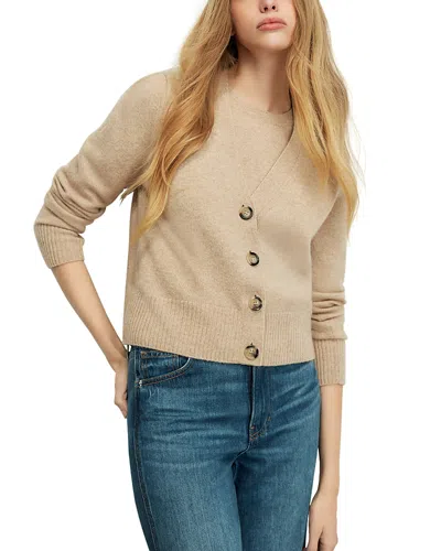 Veronica Beard Solene Cashmere Cardigan In Brown