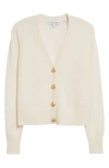 Veronica Beard Solene Cashmere Cardigan In Ivory
