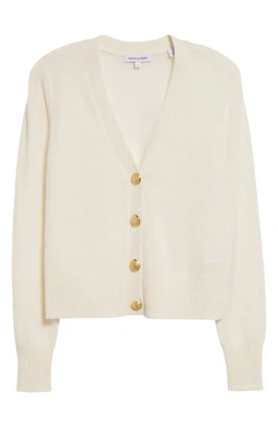 Veronica Beard Solene Cashmere Cardigan In Ivory